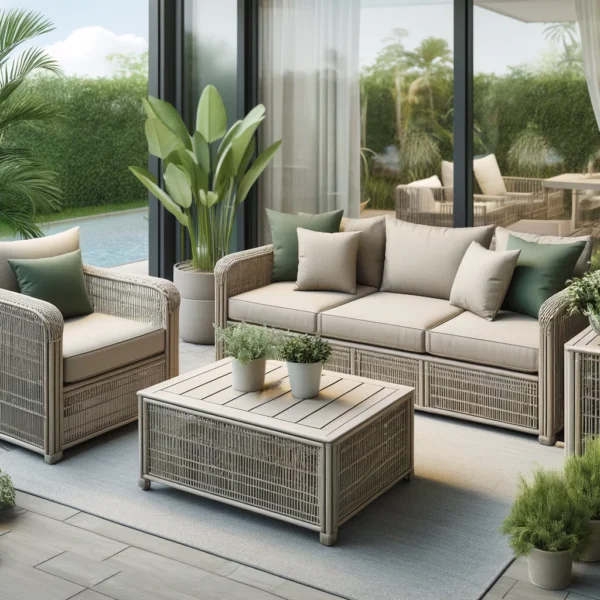Rattan Outdoor Sofa Set
