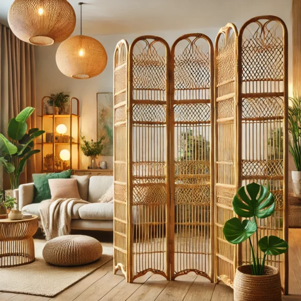 Rattan Room Divider