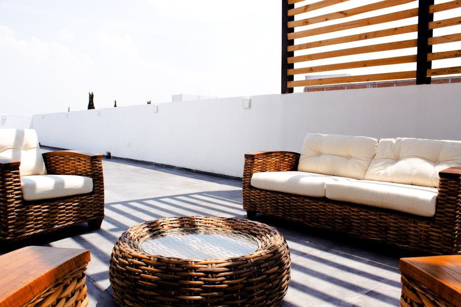 Rattan Outdoor Sofa Set