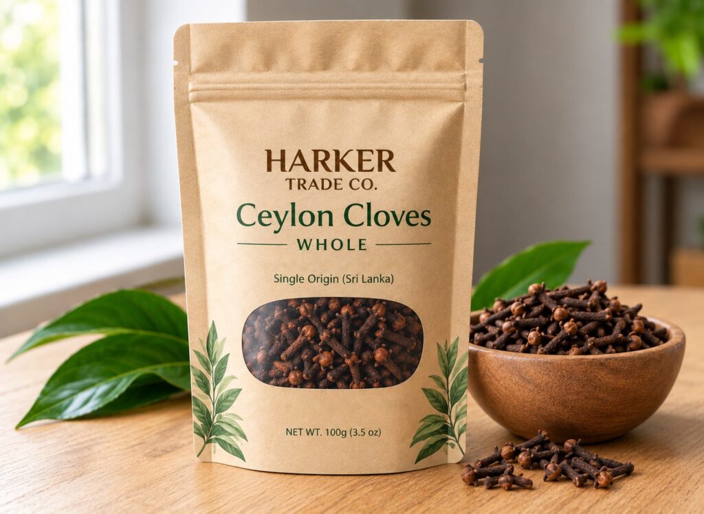 Whole Cloves, Dried, Retail and Wholesale Sizes, Sri Lanka