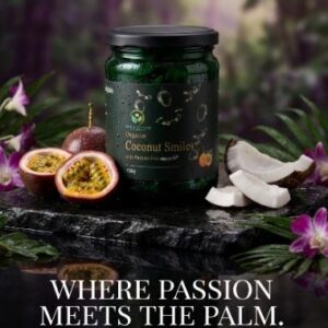 Coconut Smiles with Passion Fruit