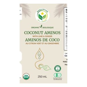 Organic Coconut Amino with Lime and Ginger